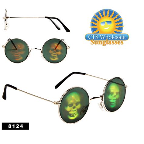 round skeleton hologram sunglasses|Skull Sunglasses for Men for sale .